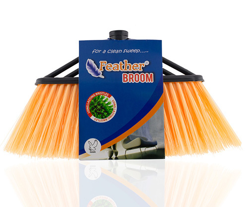 feather, Orange hawk broom
