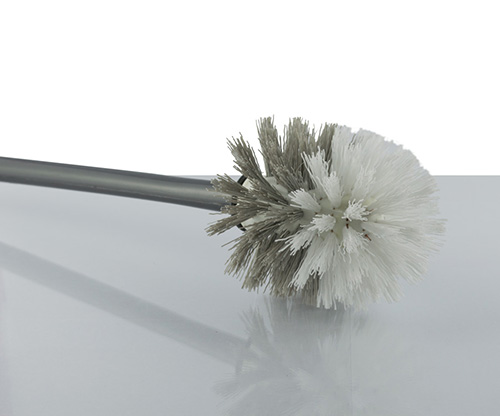 feather, black tulip toilet brush