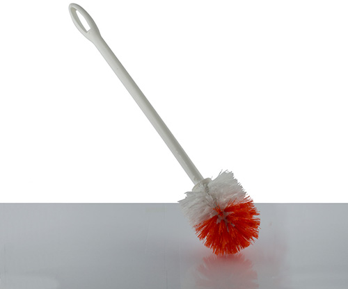feather, white tulip toilet brush