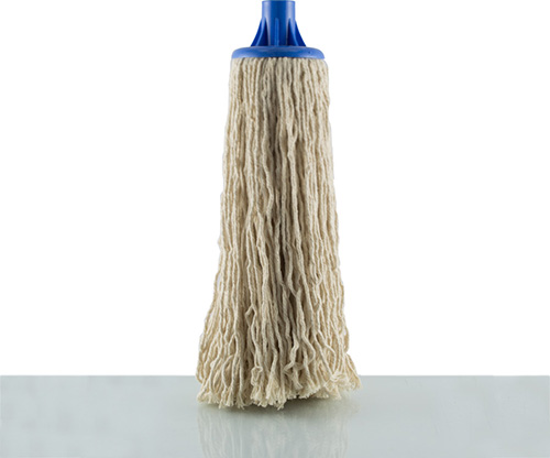 feather, blue cotton floor mop