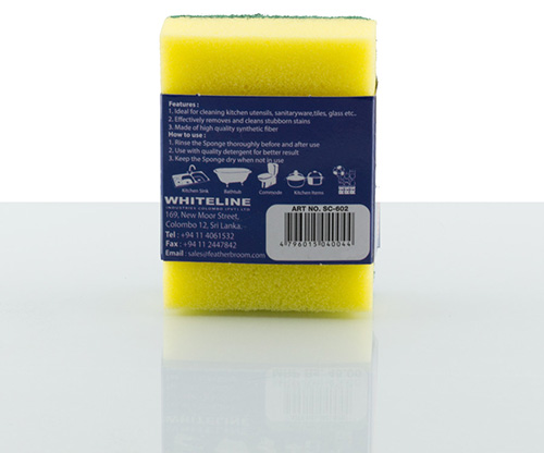 feather, sponge scouring pad