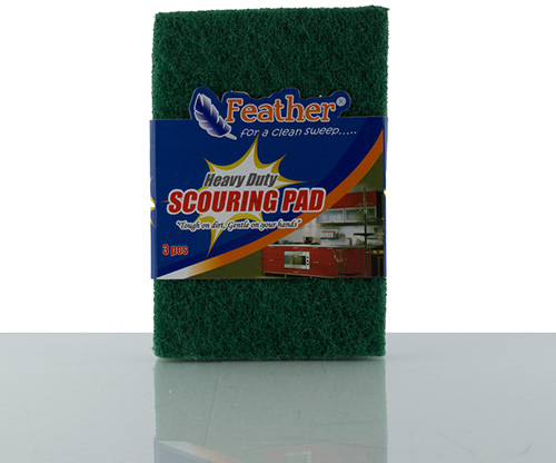 feather, maple scouring pad with 3 pieces