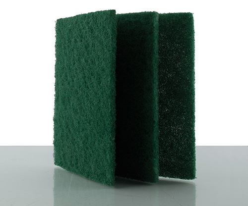 feather, maple scouring pad with 3 pieces