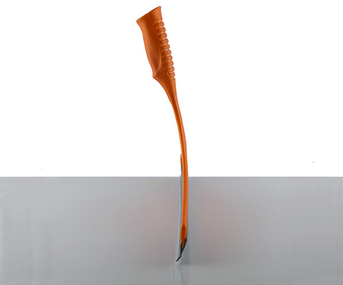 feather, orange glass wiper